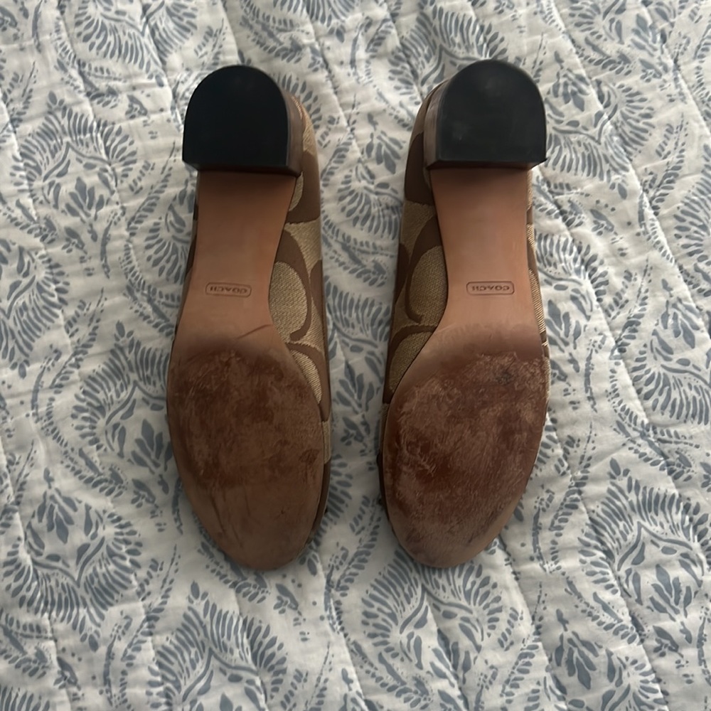 Vintage Coach Ballet Flats Sz 9.5 - Picture 4 of 5